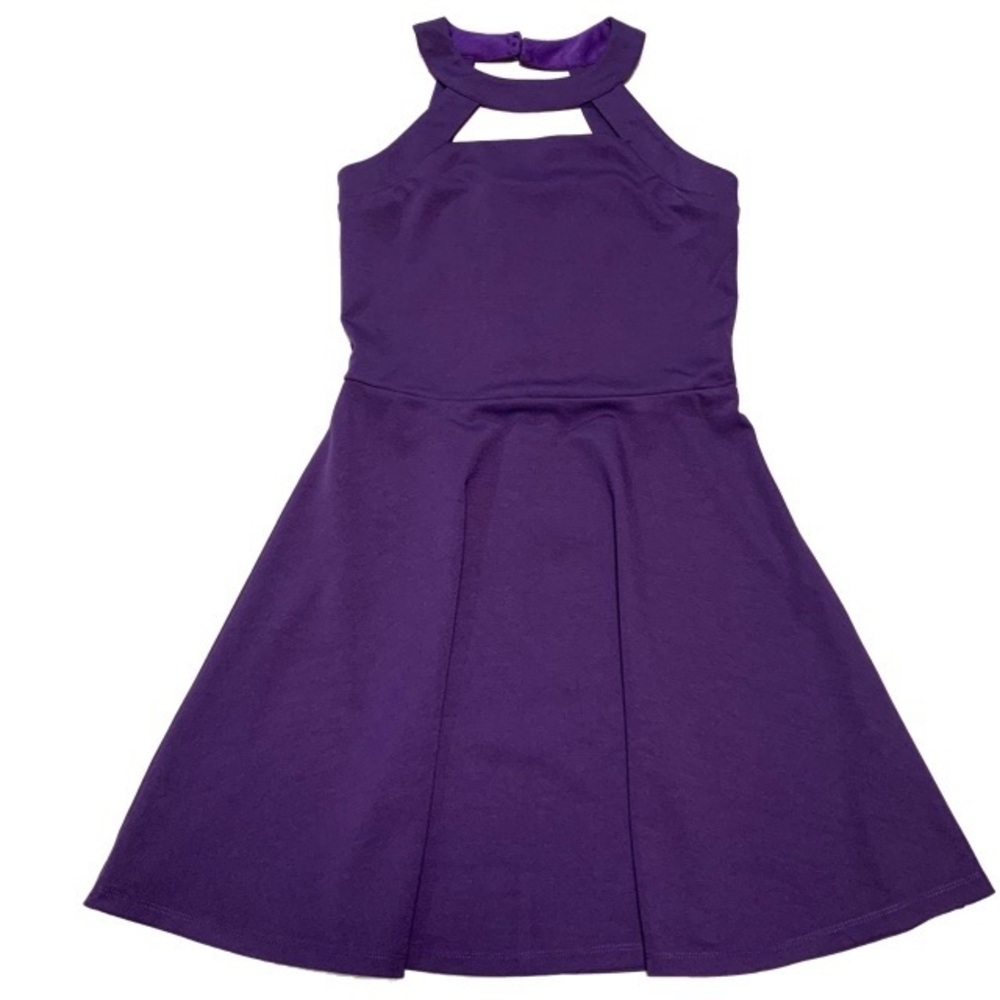 Miss Behave Girls Dress Dark Purple Size 12